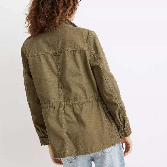 [NWT] Madewell Military Jacket in Olive - Picture 3 of 5
